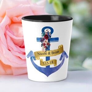 Wedding Party Favors, Anniversary Gifts, Custom Shot Glasses, Shot Glasses, Bridal Shower Favors, Wedding Gift, Wedding Favors, SH012