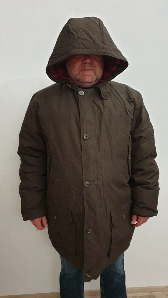 Woolrich Arctic Men s Duck Down Parka Jacket luxury Quality brown