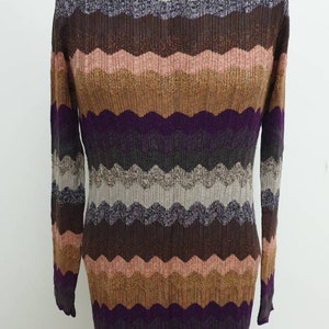 Missoni Lindex bunt gestricktes Kleid mit Lurexfaden.Größe M