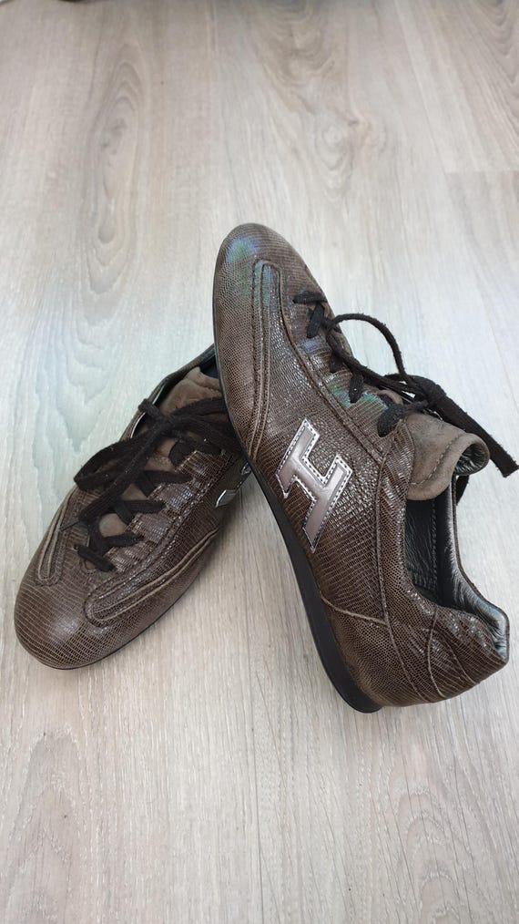 Hogan Leather Lace Shoes Made In Italy Hogan Leather lace-up Oxford Shoes | Black | FARFETCH main image 2