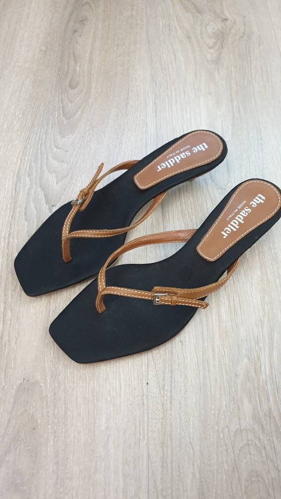 The Saddler Made in Italy Top Luxury Beautiful Heels Slippers 