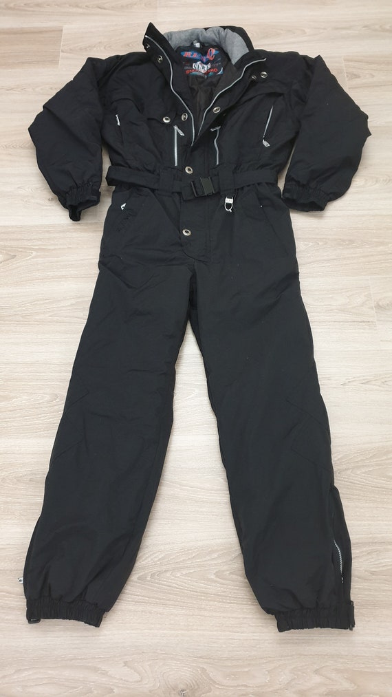Combinaison De Ski Vintage Une Pièce Outdoor Exchange - Homme, Noir, Taille M