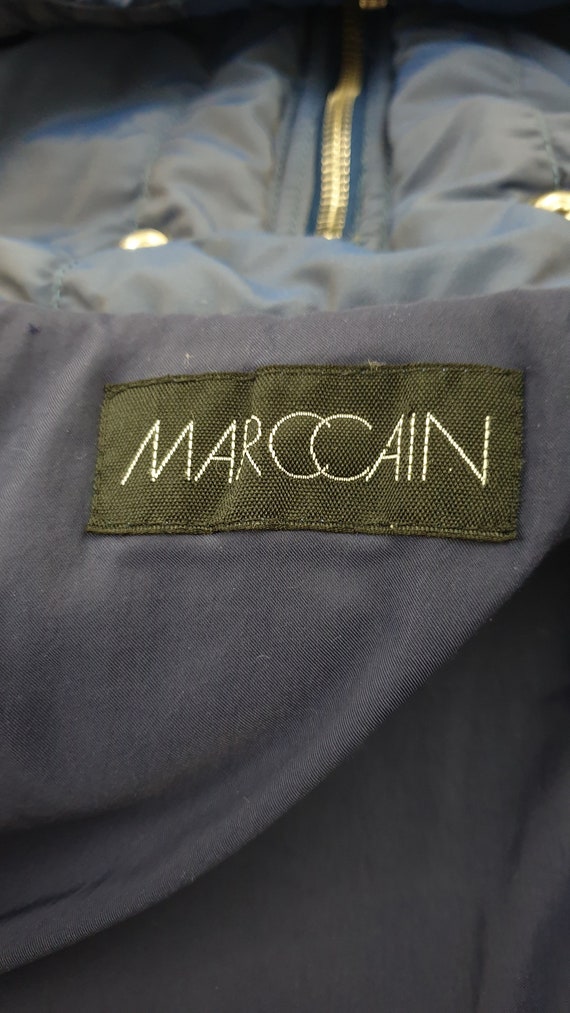 MarcCain luxury women's winter jacket,blue color,… - image 5