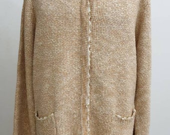 Cardigan en tricot de luxe pour femmes Per te Krizia, taille US-L