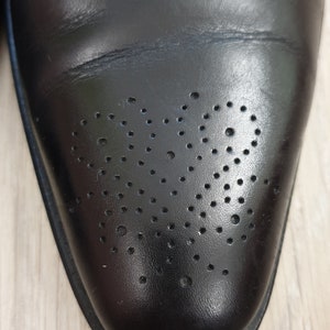 Finsbury Gamme latina blake welted luxury men's shoes,genuine leather,black color,size US-6, EU-39 image 3