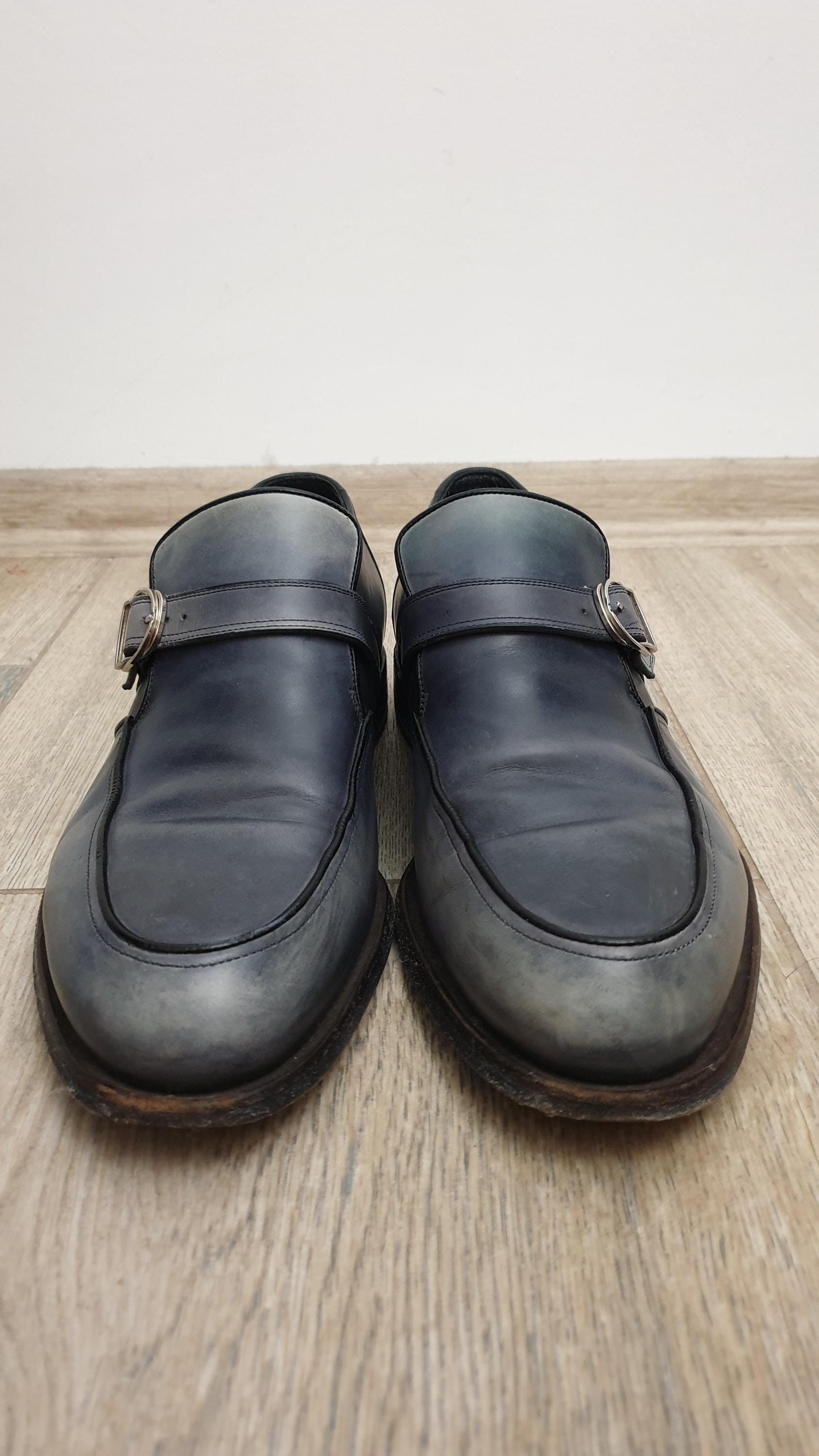 Santoni handmade men\'s rare, customGORGEOUS Italian shoes! Sz 6 Santoni Dress Shoes for Men for sale | eBay main image 2