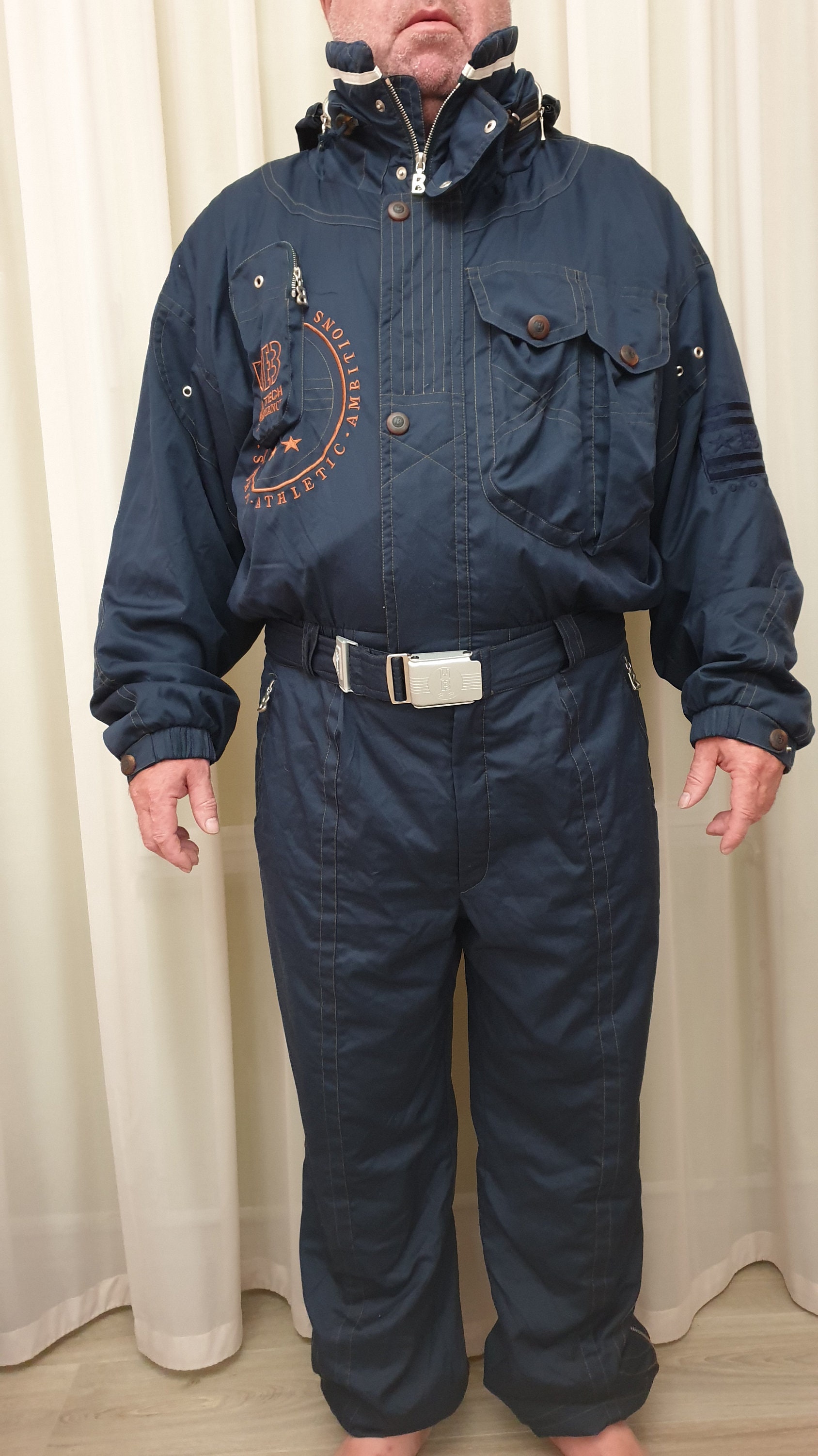 Bogner RARE WB Vintage Ski Suit,embroidered,can Use Separate Bogner RARE WB Vintage Ski Suit,embroidered,can Use Separate