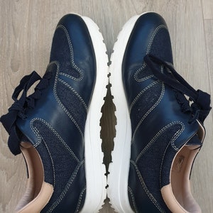 Escada made in Italy Top-Luxus-Damen-Turnschuhe, echtes Leder und