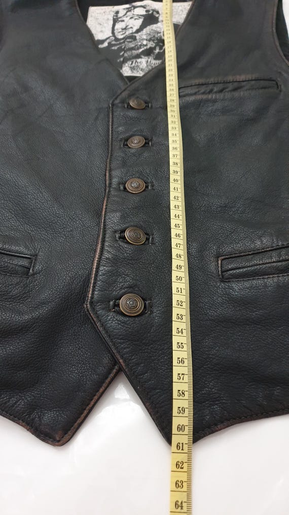 Buy Men's Genuine Leather Vest,vintage 90',,the Flying Jackets