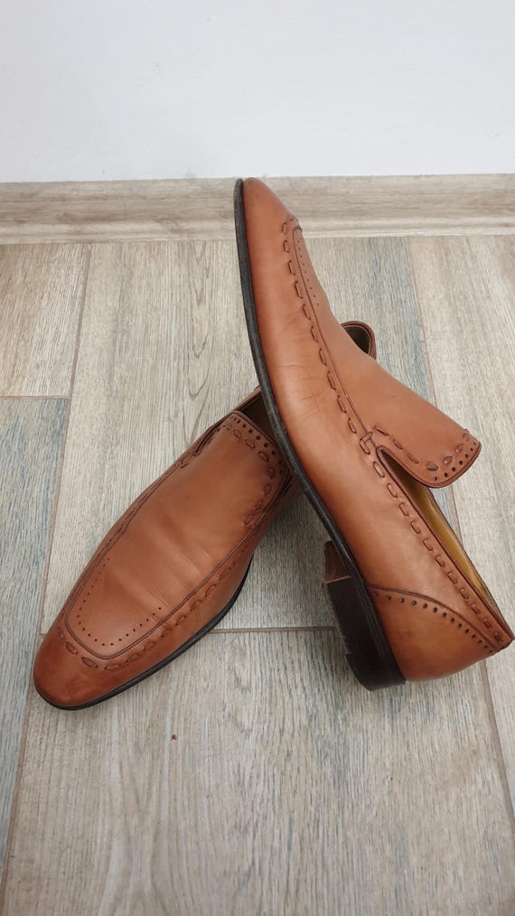 Sergio Rossi Brown Leather Slip-On Loafers with Strap SERGIO ROSSI Men main image 3