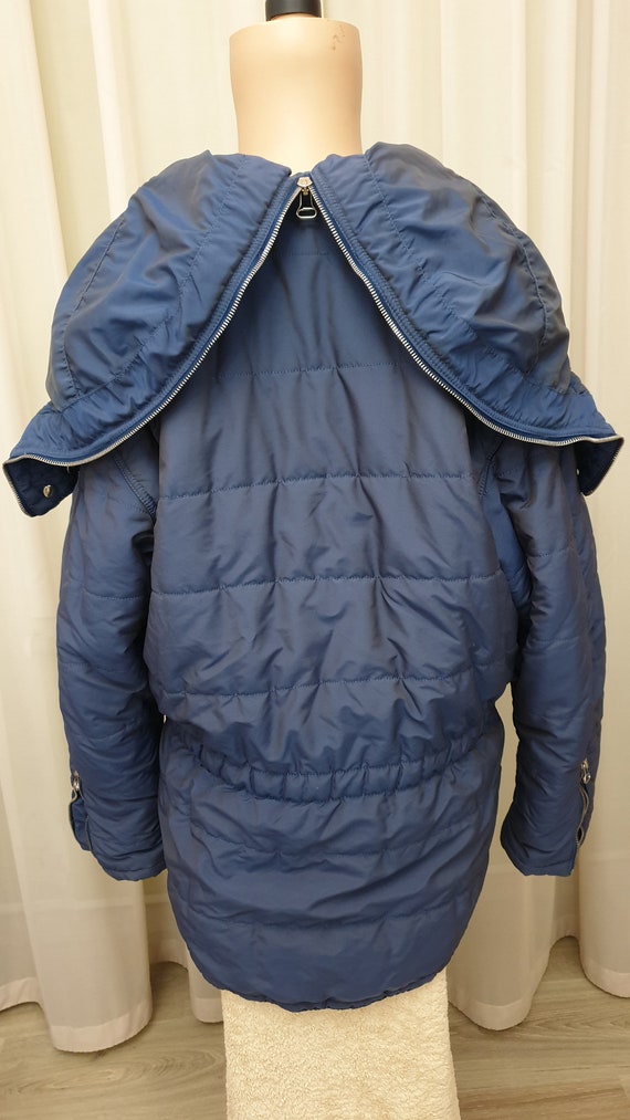 MarcCain luxury women's winter jacket,blue color,… - image 4