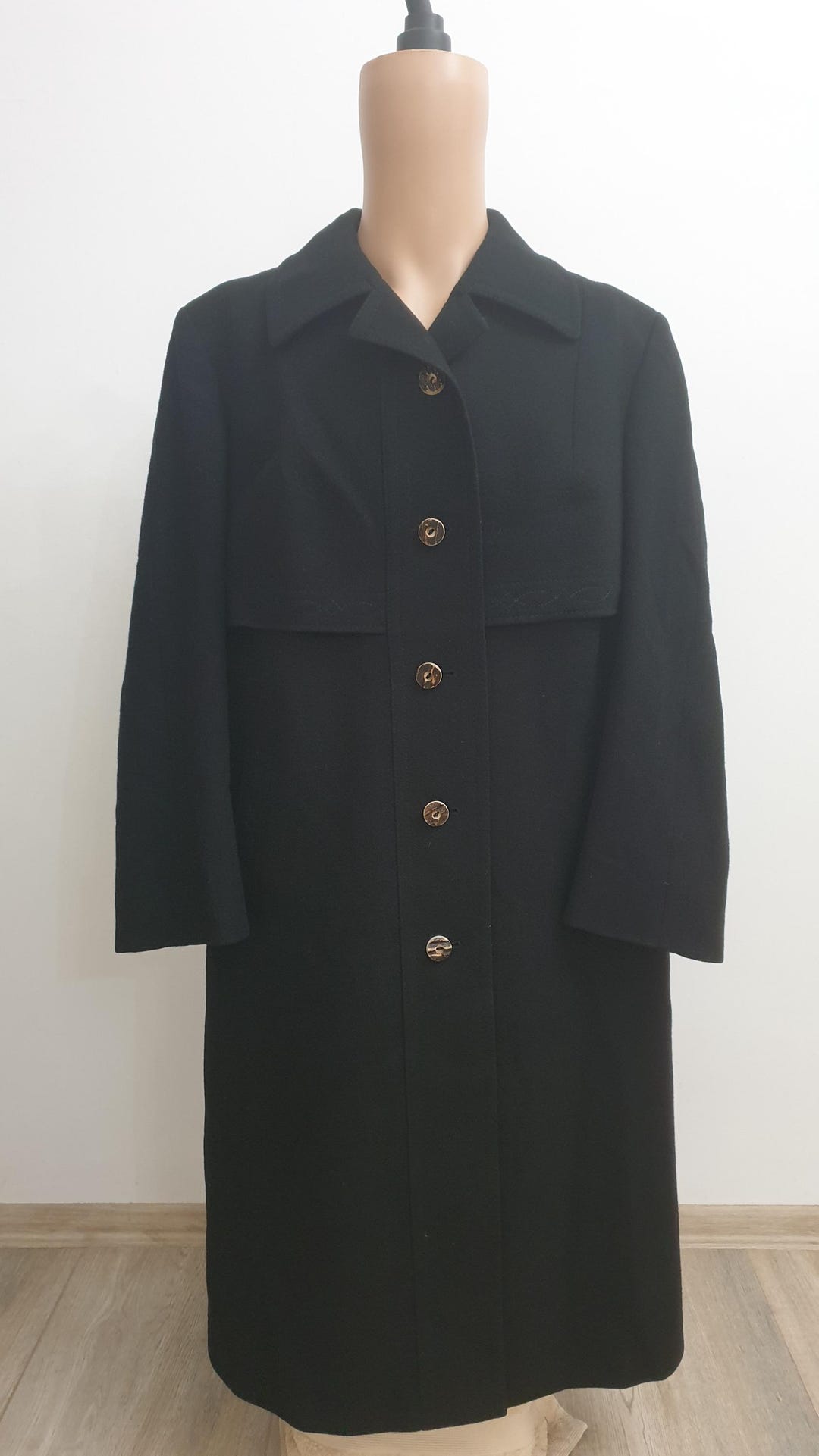 Julius Lang Trachten Loden Vintage Women's Long Coat,pure Wool
