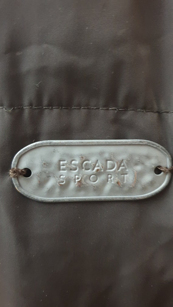 Escada sport luxury women's goose down jacket,dar… - image 5