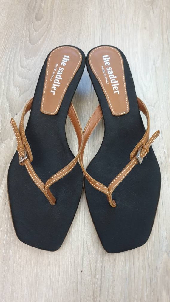 The Saddler Made in Italy Top Luxury Beautiful Heels Slippers 