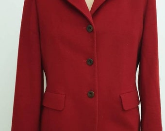 Veste vintage de luxe pour femme Max Mara fabriquée en Italie, superbe qualité. Taille 14