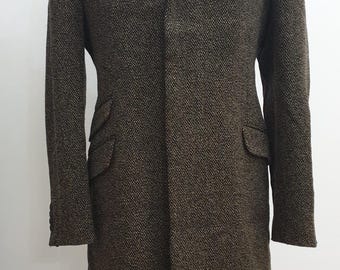 Dolce and Gabbana made in Italy RARE vintage 90&#39; luxury women&#39;s wool coat,color like brown (baige and black),size 34/48, ( S )