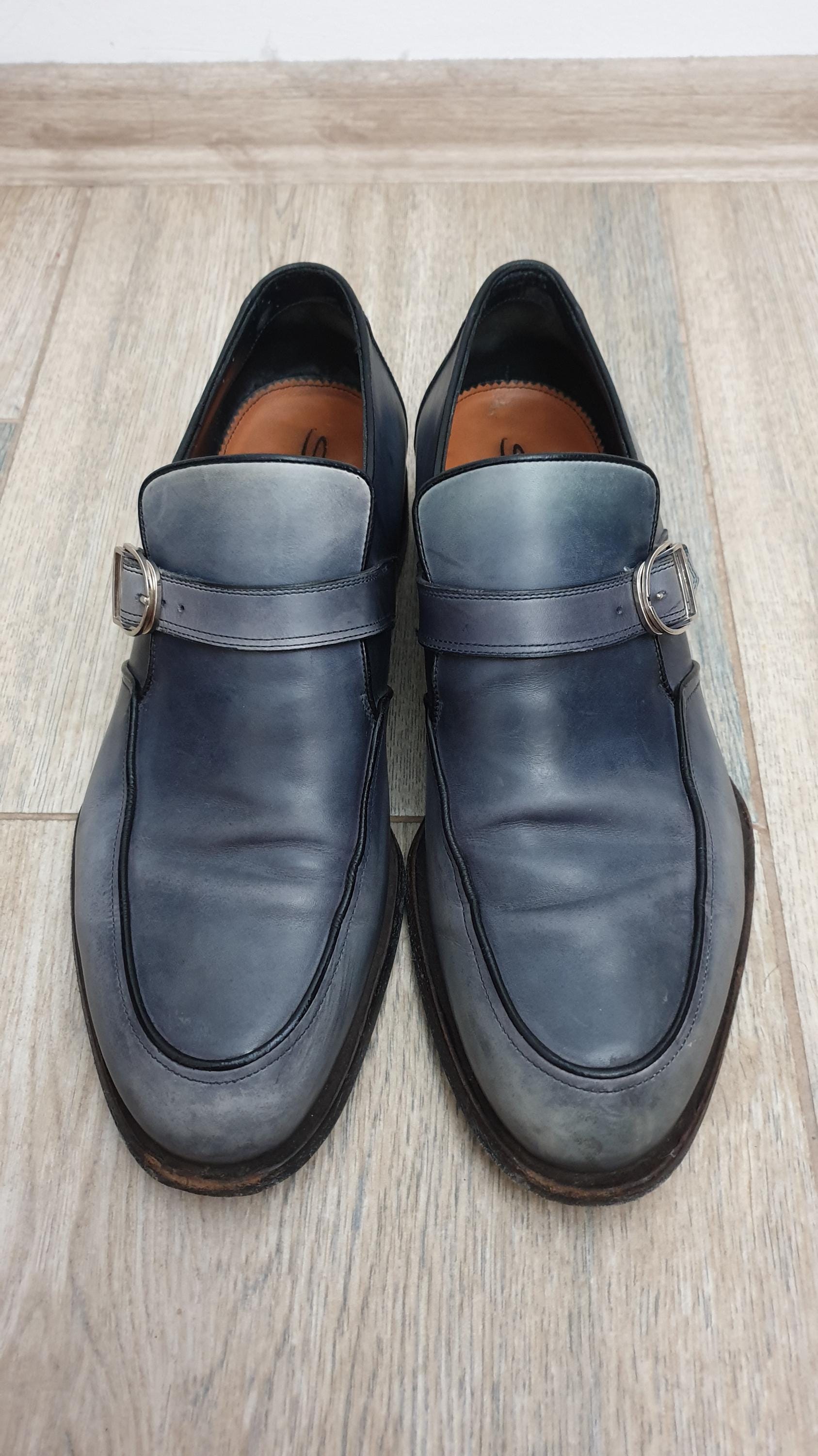 Santoni handmade men\'s rare, customGORGEOUS Italian shoes! Sz 6 Santoni Redefines Elegant Luxury with New Lightweight Easy  main image 2