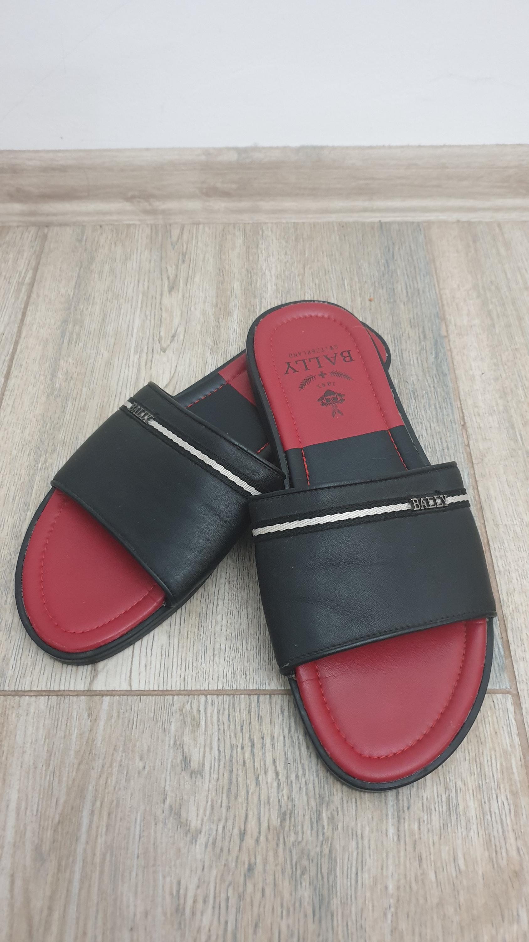 BALLY new print Slides 42 Bally PVC Slides - Green Sandals, Shoes - WB241086 | The  main image 4
