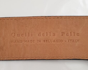 Quelli Della Pelle Hand Made in Bellagio Italy Wide Genuine  display picture 2
