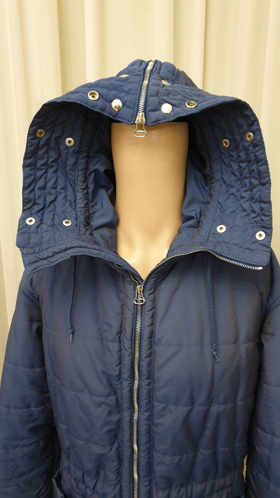 MarcCain luxury women's winter jacket,blue color,… - image 3