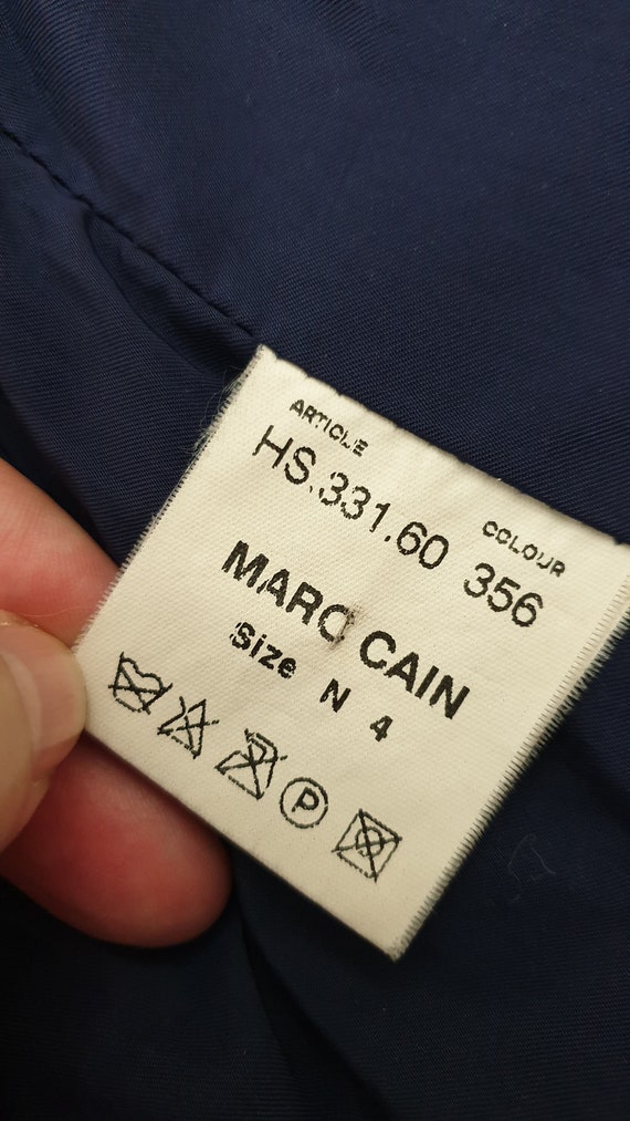 MarcCain luxury women's winter jacket,blue color,… - image 6