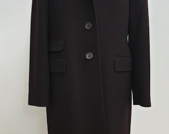 美品 イタリア製 krizia カシミヤ １００％ 高級 コート クリツィア KRIZIA ヴィンテージ 80 年代 イタリア製 高級 希少 100% シルク