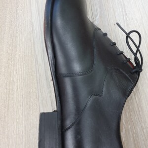 Finsbury Gamme latina blake welted luxury men's shoes,genuine leather,black color,size US-6, EU-39 image 8