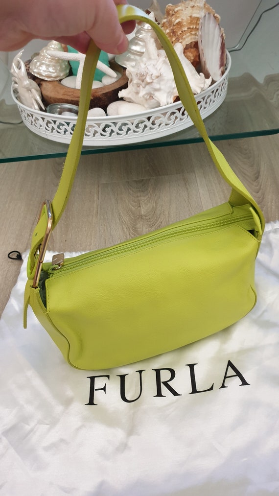 Furla lime green bag best sale