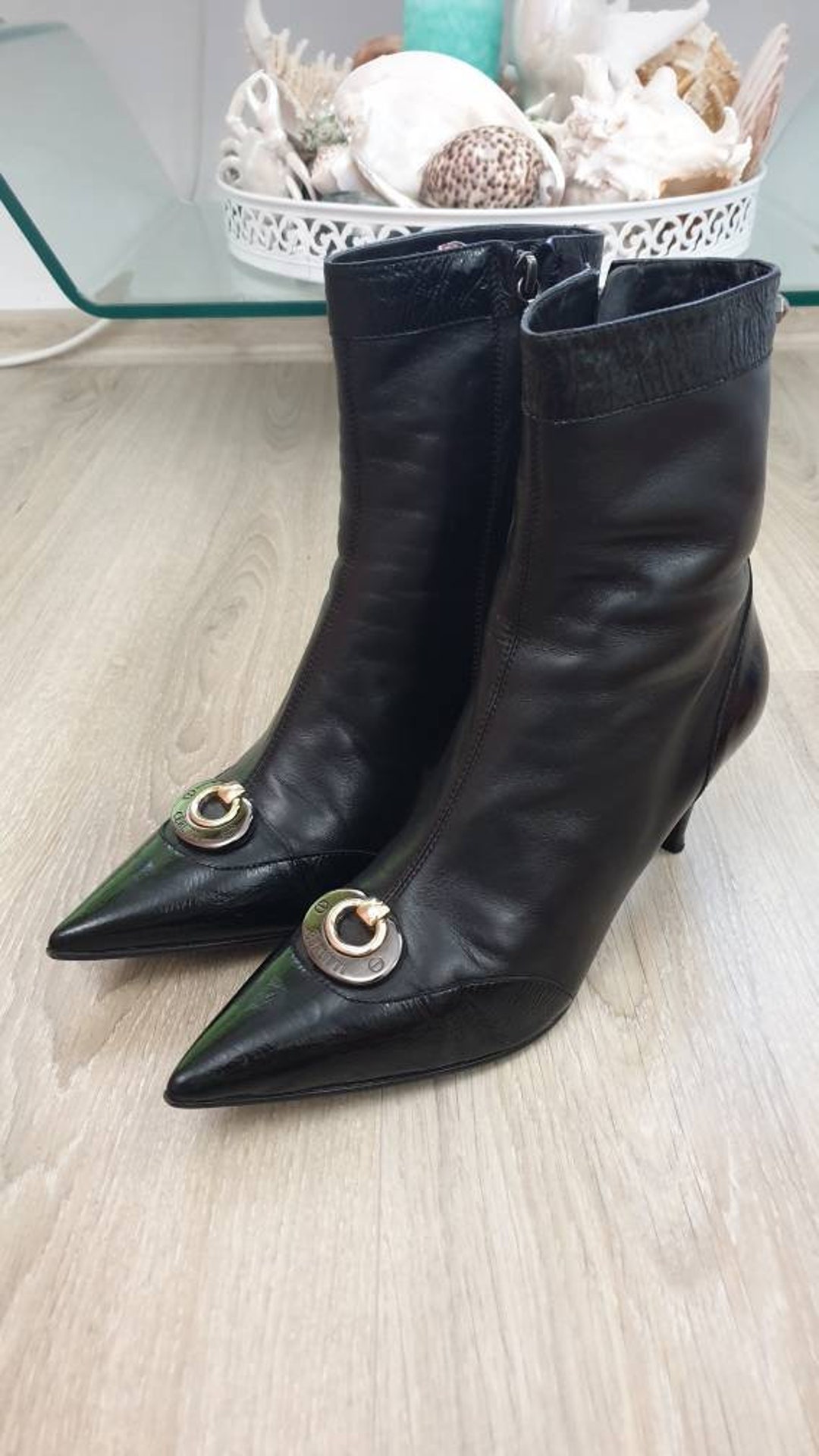 Mario Cerutti Made in Italy Superb Women's Ankle Boots,lining Natural ...