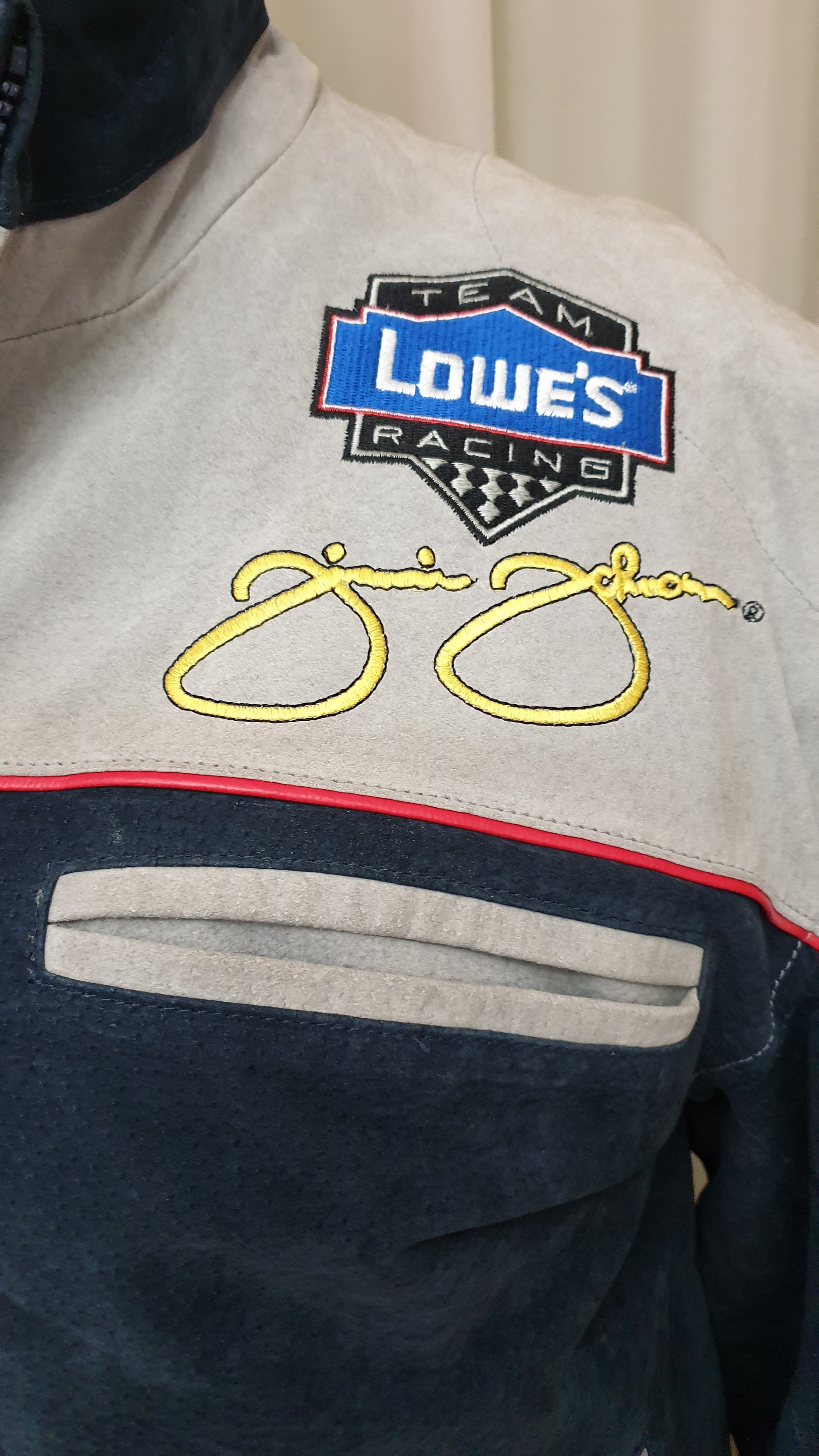 Chase Authentics Jimmy Johnson 48 Lowes Nascar Team,rare Vintage,genuine Leather Men's Jacket,embroidered,size US L - Etsy Chase Authentics Jimmy Johnson 48 Lowes Nascar Team,rare Vintage,genuine Leather Men's Jacket,embroidered,size US L - Etsy