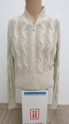 Max Mara | Women Fido 1951 Flocked Wool Knit Sweater Beige Xs