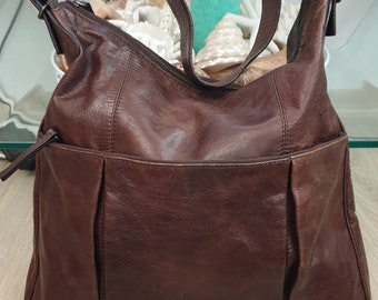 Strenesse Gabriele Strehle Made in Italy,vintage Genuine Leather