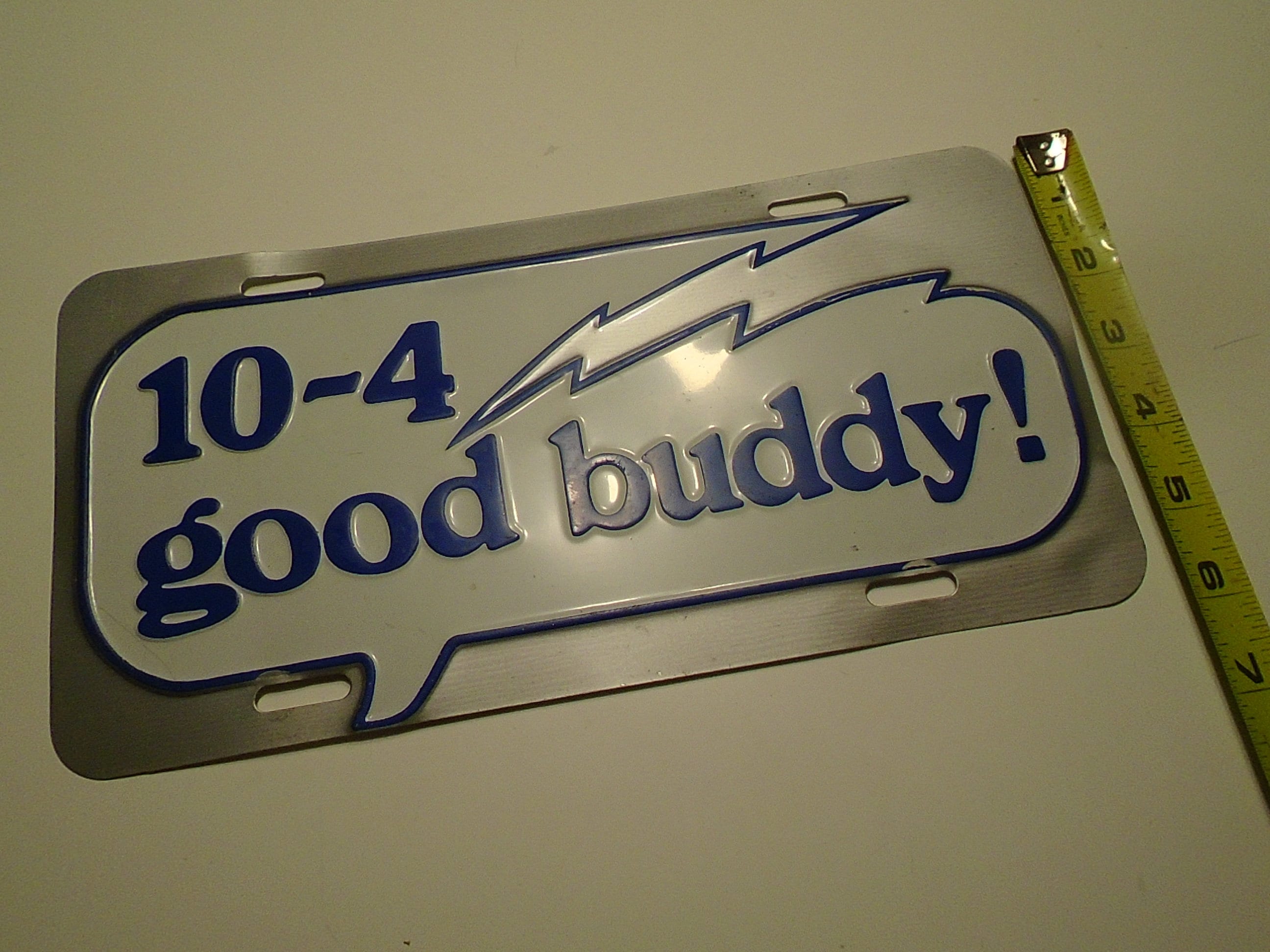 10-4 good buddy license plate metal used License Plates Electronics ...