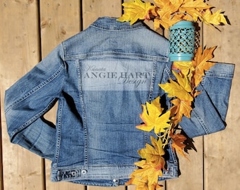 Download Jean Jacket Mockup Etsy