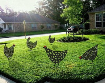 Lifelike Outdoor Lawn Ornament Decorative Chicken Model Garden Yard Decor Lifelike Outdoor Lawn Ornament Decorative Chicken Model Garden Yard Decor