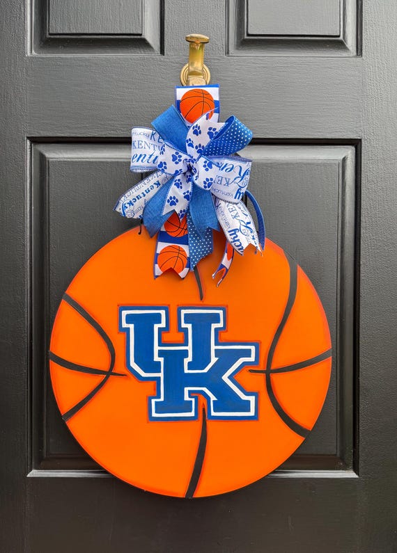University of Kentucky/ UK Wildcats/ UK Basketball Wreath/ UK Door Hanger/ Kentucky Wildcats/ Double Doors/ Father’s Day Gift Idea