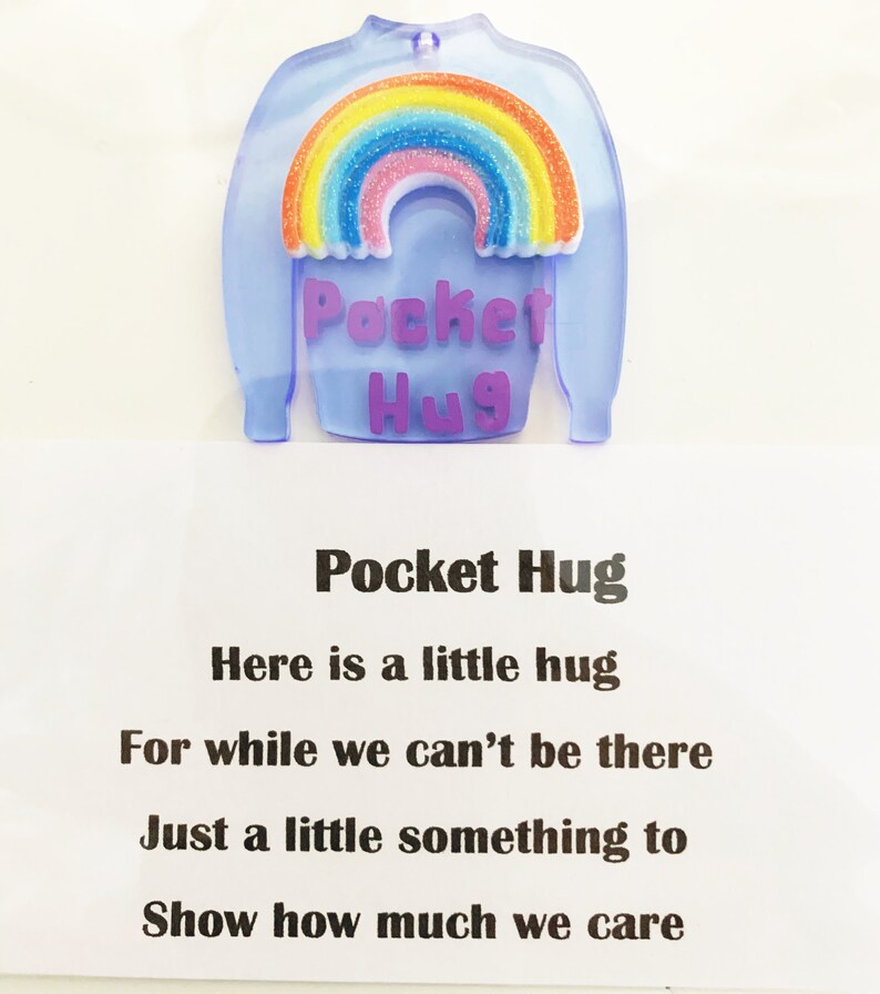 Pocket Hug With Poem Send Them a Gift Through The Mail To Show Etsy