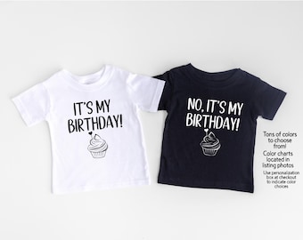 Twin Birthday Shirts, It's My Birthday