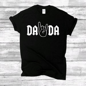 Dada Shirt, One Rocks, Rock n Roll Birthday, First Birthday, Rockin One First Birthday, Guitar Birthday, Fathers Day Shirt, Dad, Gift