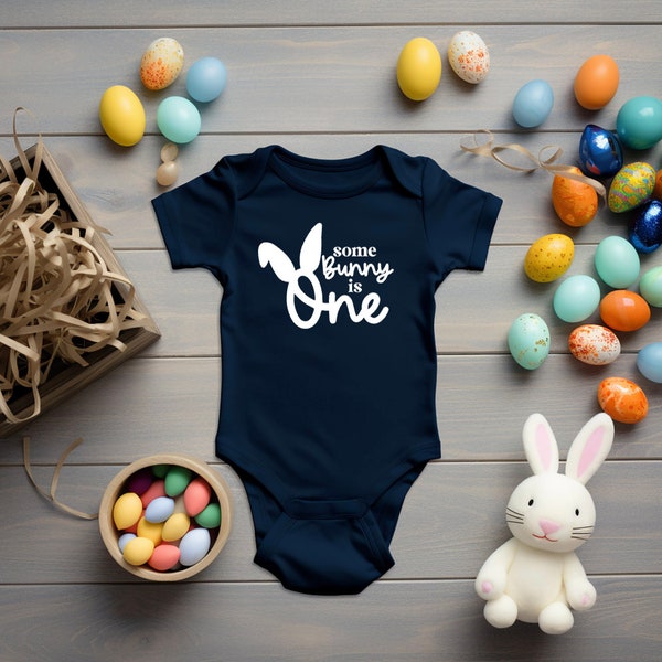 Some Bunny Is One Birthday Shirt, Easter Birthday, Bunny birthday, 1st Birthday, First Birthday Shirt, One Birthday Shirt, One, One Bunny