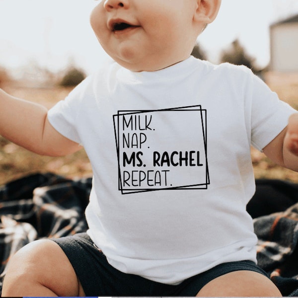 Ms Rachel Shirt, Milk Nap Ms Rachel Repeat, Ok But First Ms Rachel, Funny Toddler Shirt, Toddler Shirt, Songs for Littles, Preschool Shirt