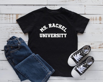 Ms. Rachel University Toddler Shirt: Funny Graphic Tee