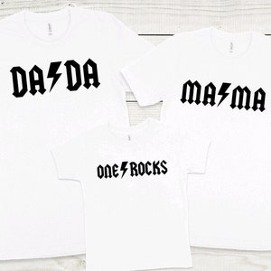 One Rocks, Rock N Roll Birthday, First Birthday, 1 Rocks, Rockin One ...