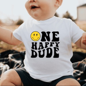 One Happy Dude, First Birthday, 1st Birthday, One Cool Dude, Birthday Outfit, Family Matching, 1st Birthday Shirt
