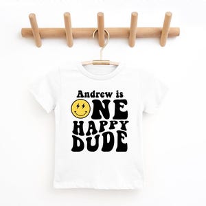 One Happy Dude 1st Birthday Shirt: Family Matching Outfit