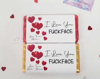 Rude Chocolate Bar Wrapper: Funny Novelty Gift