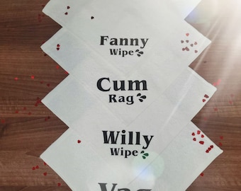 Gag Gift Towel: Valentine's Day Novelty Rag