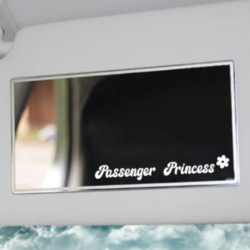 Passenger Princess Car Decal Sticker Car Vanity Mirror Etsy UK