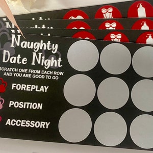 Carte à gratter Rendez-vous amoureux, Cadeau pour lui, Cadeau d'anniversaire pour lui, Cadeau pour petit ami, Cadeau pour couple, Carte à gratter, Saint-Valentin