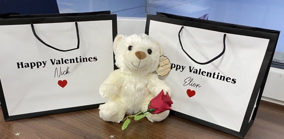 Personalised Valentines Gift Bag